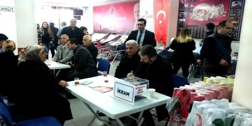 AK Parti İl Başkanlığından Kızılay’a kan bağışı desteği
