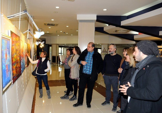 ADÜ’de uluslararası resim ve heykel sergisi düzenlendi