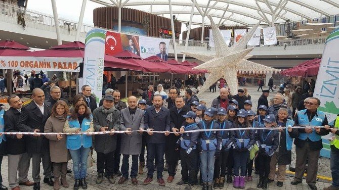 Ekolojik pazarın resmi açılışı yapıldı