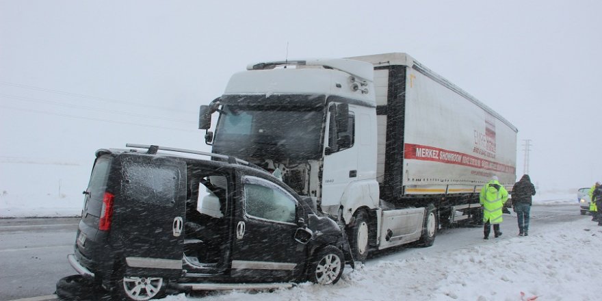 Konya'da trafik kazası: 1 ölü, 1 yaralı