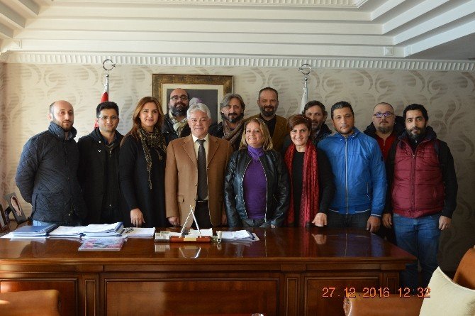 Başkan Acar gazetecilerle bir araya geldi