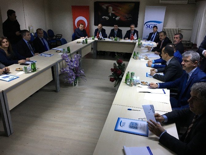 SGK İl Müdürlüğü bölge koordinasyon toplantısı yapıldı