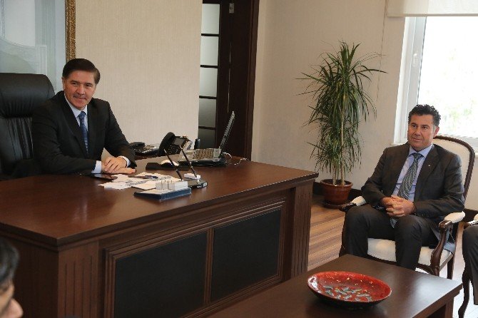 Kaymakam Yılmaz’a hoş geldin ziyareti