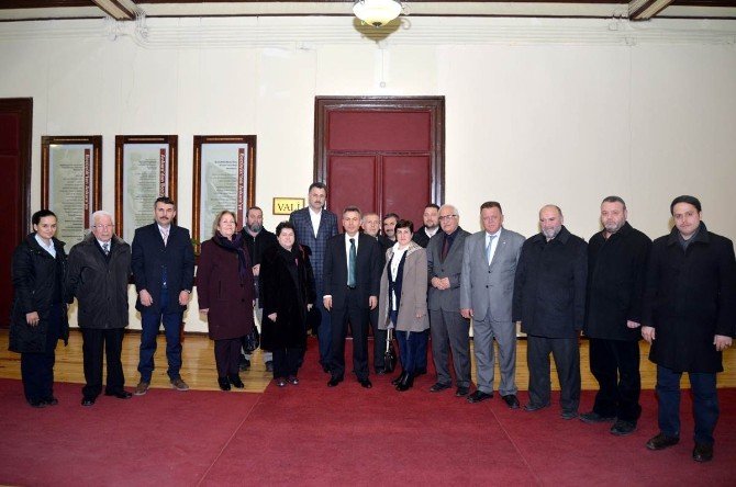 STK temsilcilerinden Vali Elban’a ziyaret