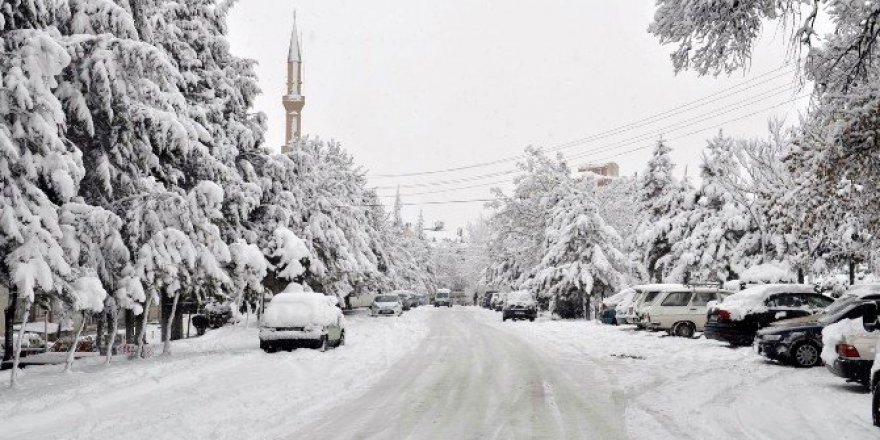 Gediz’de kar sevinci