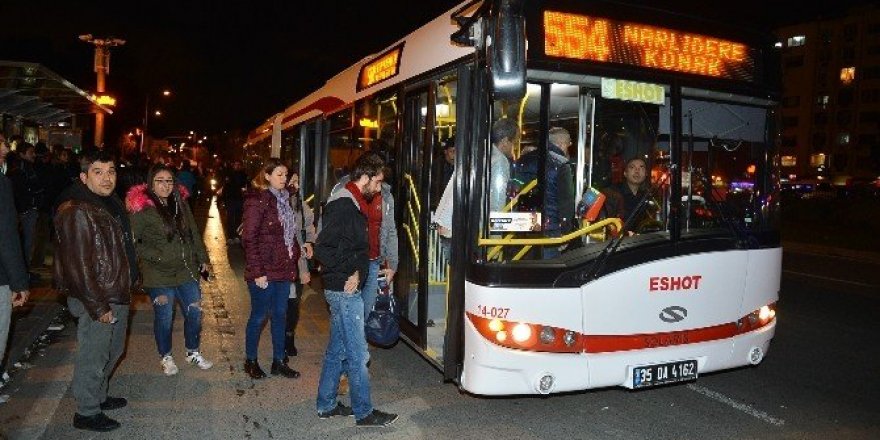 İzmir’de yılbaşı gecesine ’ulaşım’ ayarı