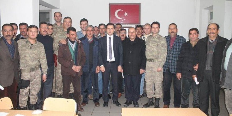 Tutak’ta emekliye ayrılacak koruculara veda yemeği