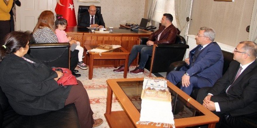 Şehit çocuklarına bilgisayar