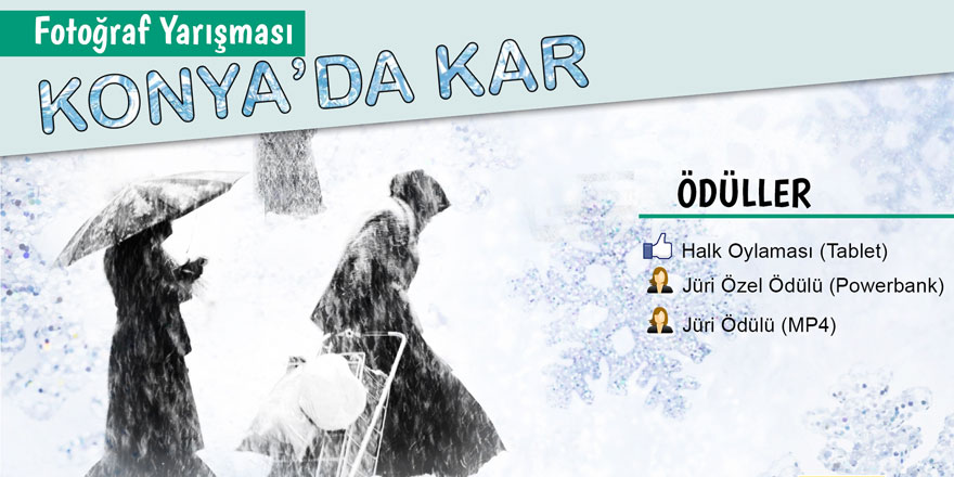 KOMEK'ten ödüllü 'Konya'da kar' fotoğraf yarışması