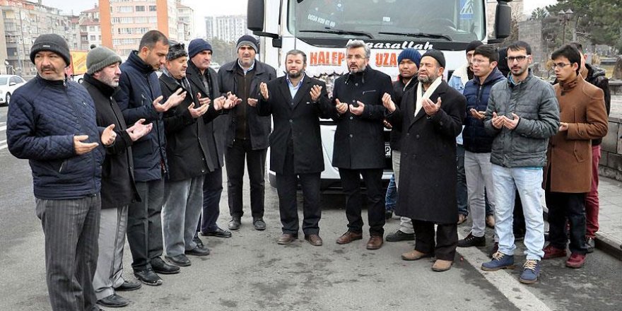 Suriyelilere 200 ton süt gönderildi