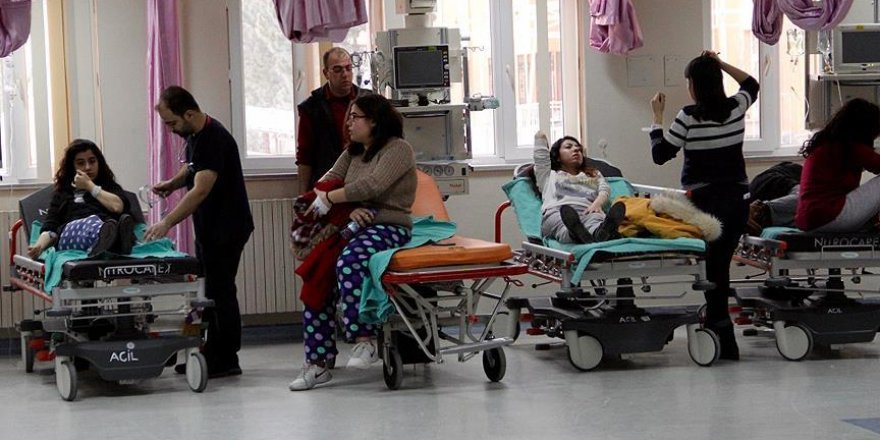 Sivas'ta 68 üniversite öğrencisi doğalgazdan zehirlendi