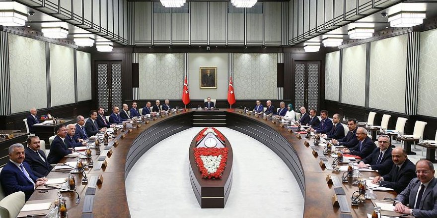 Bakanlar Kurulu Erdoğan başkanlığında toplandı