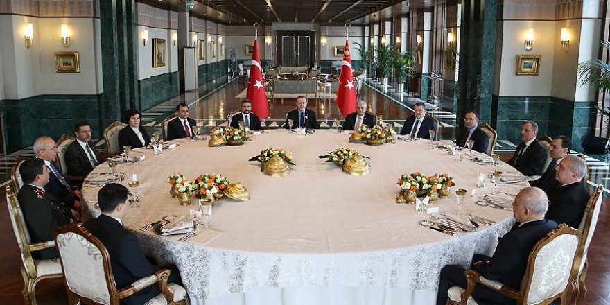 Erdoğan yasama, yürütme ve yargı organlarının temsilcileriyle buluştu