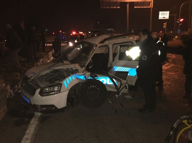 Nazilli’de şüpheli araç kovalayan polis aracı kaza yaptı: 2 şehit
