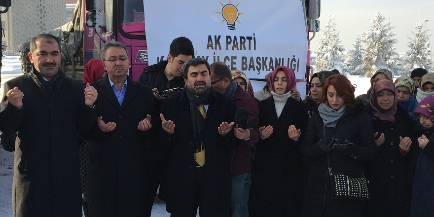 Konya'dan Haleplilere yardım