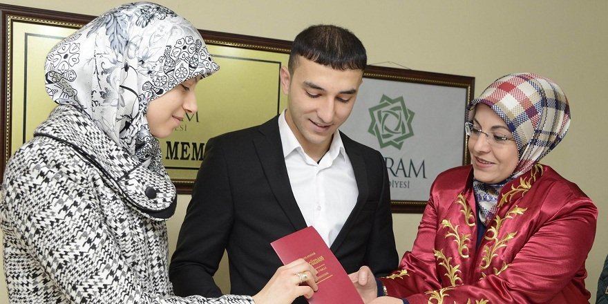 Meram’da 2016 yılında 2 bin 658 nikah kıyıldı