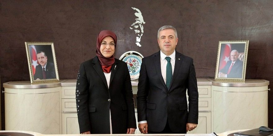 Kaymakam Çelik’ten Başkan Toru’ya ziyaret