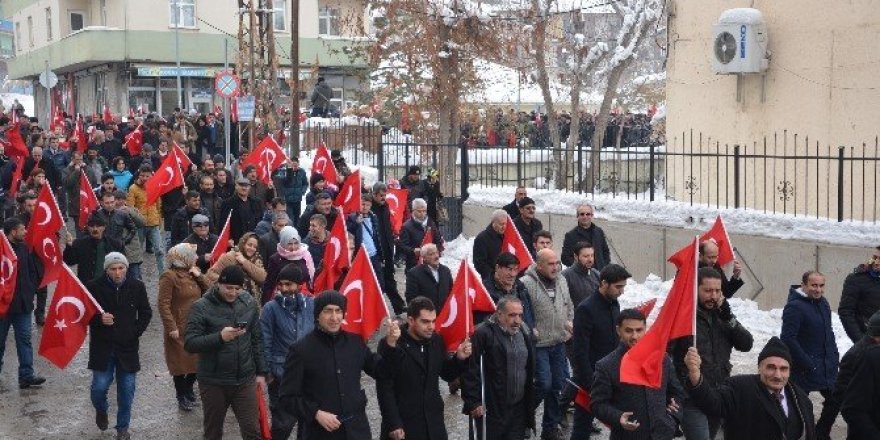 Bulanık’ta teröre tepki yürüyüşü