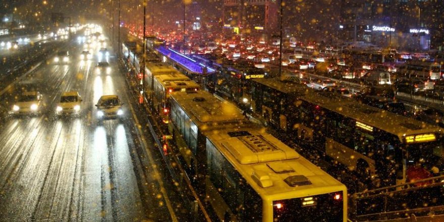 İstanbul'da ulaşıma 'kar' düzenlemesi