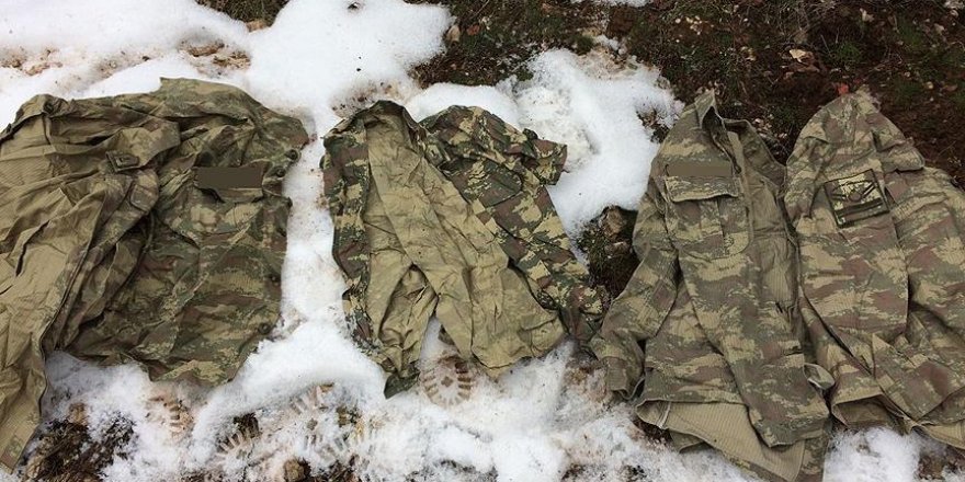 Ele geçirilen askeri kamuflaj elbiseleriyle ilgili inceleme sürüyor