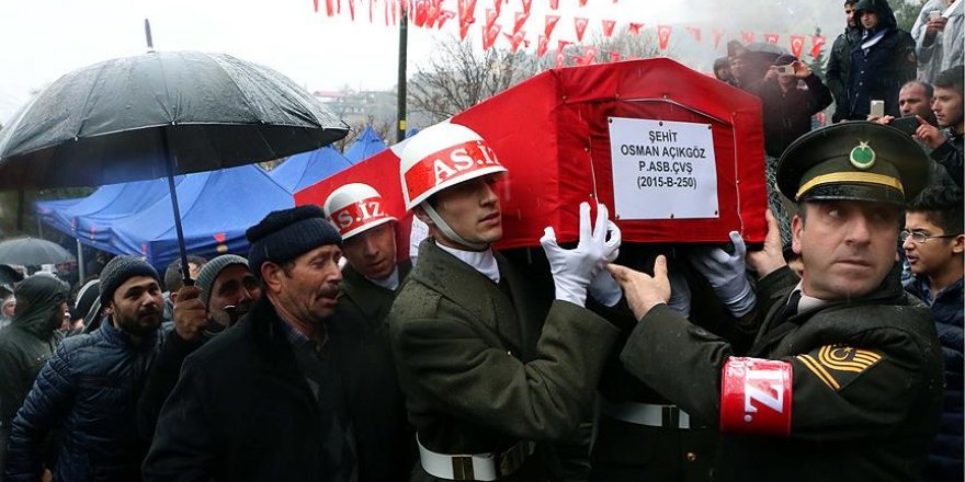 Şehit Açıkgöz son yolcuğuna uğurlandı