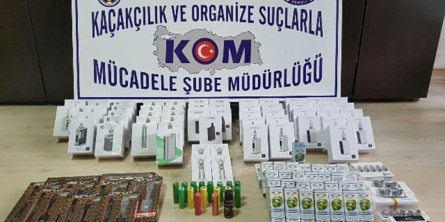 Denizli’de kaçak eşya operasyonu