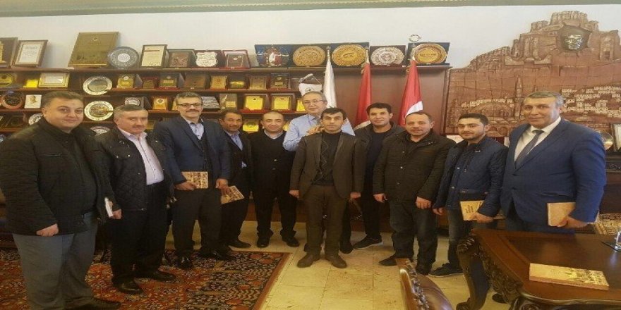 AK Parti belde başkanları Ünver’i ziyaret etti