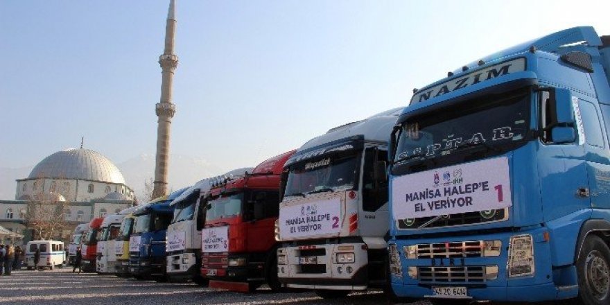 Manisalılar Halep’e el uzattı