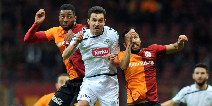 Atiker Konyaspor-Galatasaray maçında ilk 11'ler belli oldu!