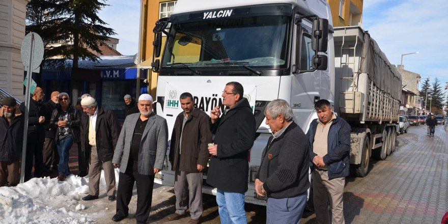 Sarayönü'nden Halep'e 25 ton un