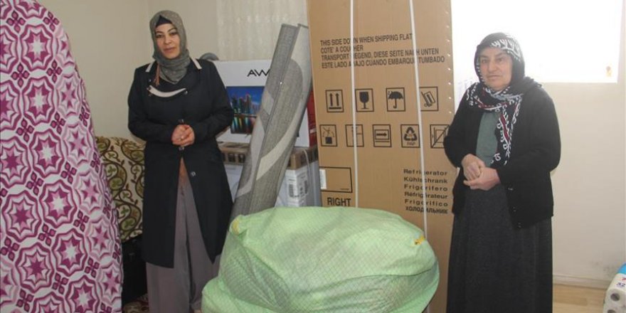Kaymakam, genç kızın çeyiz hayalini gerçekleştirdi