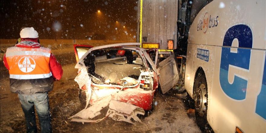 Bolu Dağı Tüneli'nde zincirleme kaza