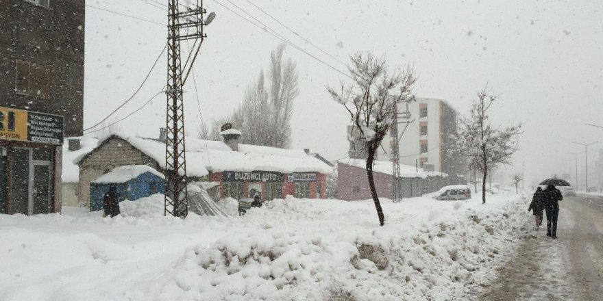 Yüksekova’da kar esareti geri döndü