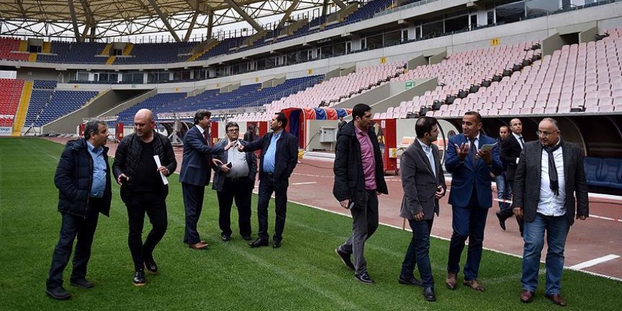 Spor gazetecileri Akdeniz Oyunları tesislerini gezdi