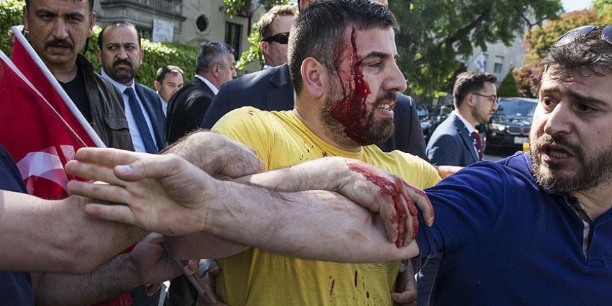Türkiye'nin Washington Büyükelçiliğinden 'izinsiz gösteri' açıklaması