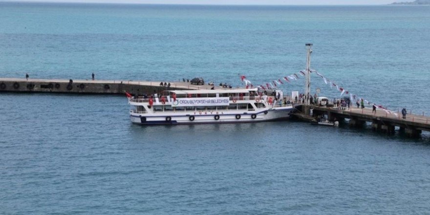 Ordu’ya gezinti teknesi geliyor
