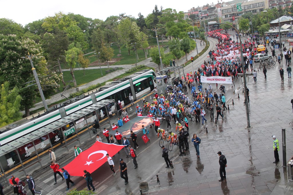 Konya'da ‘19 Mayıs’ coşkuyla kutlandı