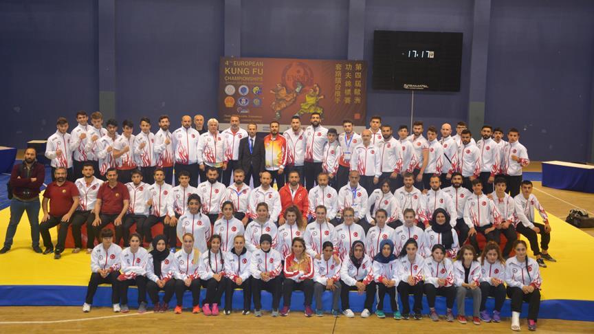 Türkiye Wushu Şampiyonası'nda Avrupa şampiyonu