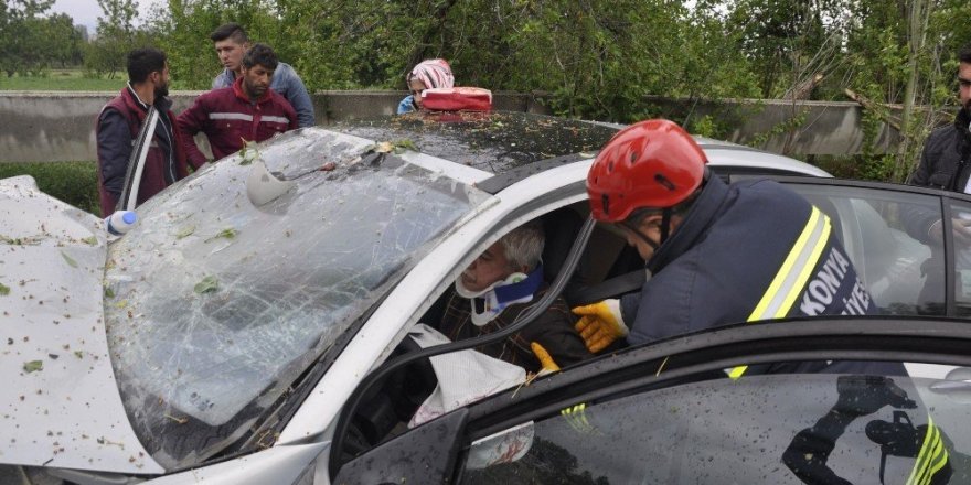 Seydişehir’de trafik kazası: 2 yaralı