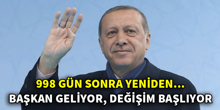 Değişim başlıyor