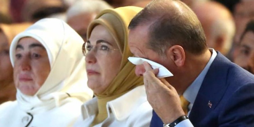 Cumhurbaşkanı Erdoğan gözyaşlarını tutamadı!