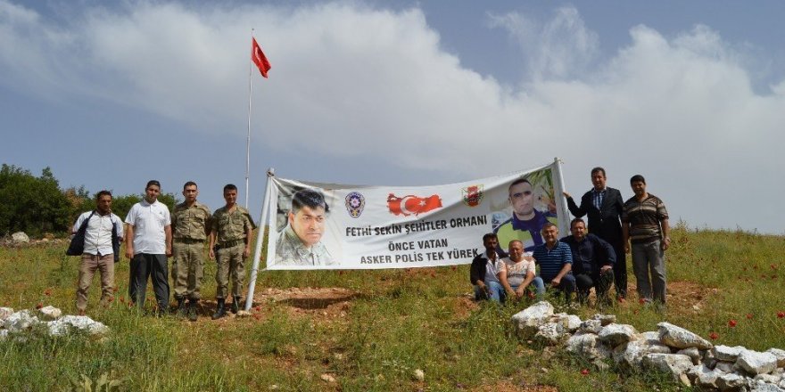 Besni’de Fethi Sekin Hatıra Ormanı oluşturuldu