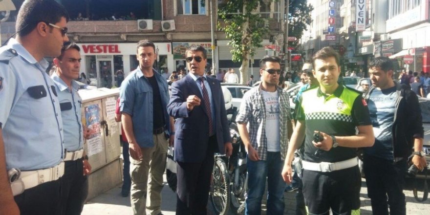 Ceza gerginliğine Emniyet Müdürü müdahale etti
