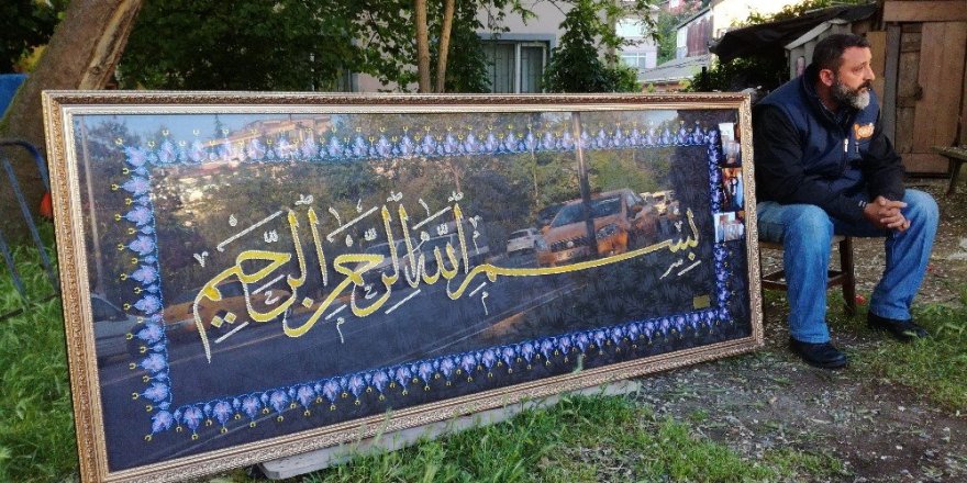 Tablo hediye etmek için Cumhurbaşkanın yolunu gözlüyor