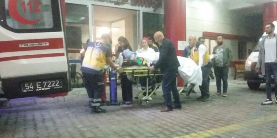 Sakarya’da otomobil kamyona çarptı: 2 yaralı