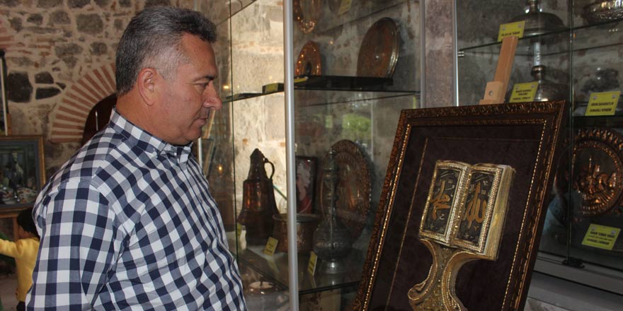 Kağıt rölyef eserler Karapınar'da beğeniye sunuldu