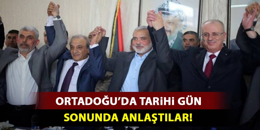 Ortadoğu'da tarihi gün! Ve anlaştılar