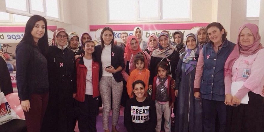 Kartepeli kadınlar, kansere dikkat çekti