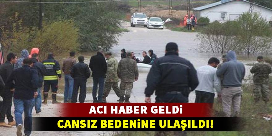 Sele kapılan askerin cansız bedeni bulundu Sele kapılan askerin cansız bedeni bulundu