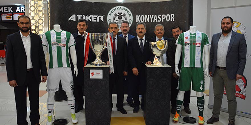 Konyaspor'un kupaları Selçuk Üniversitesi’nde